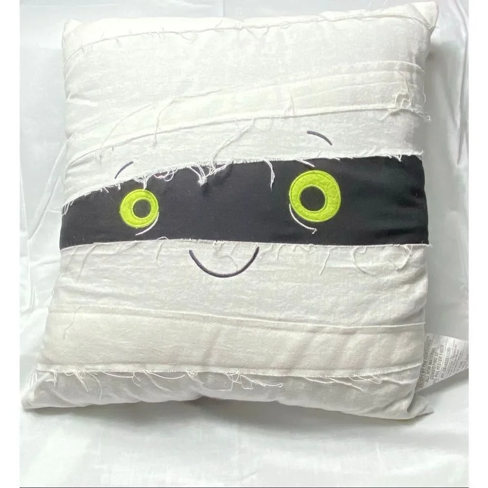 HALLOWEEN Mummy Throw Pillows 16” x 17” Set of 3